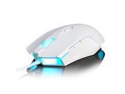 Ajazz Firstblood Watcher RGB Backlit USB Gaming Mouse 2400 DPI 7 Programmable Buttons AJ52 white With Razer Mouse Pad Xmas Gift