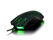 Ajazz Firstblood Watcher RGB Backlit USB Gaming Mouse 2400 DPI 7 Programmable Buttons Star Black With Razer Mouse Pad Xmas Gift