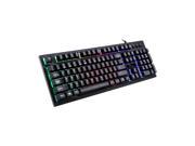 Funtech G20 Rainbow LED Backlit Mechanical Feeling Gaming Keyboard 104Keys