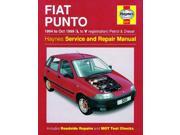 Fiat Punto 1994 1999 Service and Repair Manual Haynes Service and Repair Manuals Hardcover