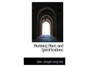 Plumbing Plans and Specifications Paperback