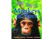 100 Facts Monkeys Apes Paperback