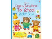 Dress the Teddy Bears for School Sticker Book Paperback
