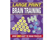 Large Print Braintraining Puzzles Paperback