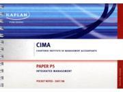 Integrated Management Pocket Notes Paper P5 Cima Paperback