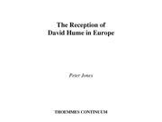The Reception of David Hume in Europe European Critical Traditions The Reception of British Authors in Europe Hardcover