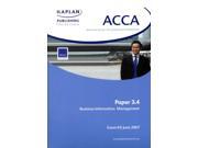 Business Information for Management ACCA Exam Kit Paperback