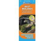 West Midlands UK Tourist Maps Map