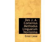 Des J. A. Comenius Methodus Linguarum Novissima Paperback