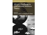 Africa s Challenge to International Relations Theory International Political Economy Series Paperback