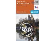 OS Explorer Map Active 158 Newbury and Hungerford OS Explorer Active Map Map