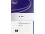 P5 Advanced Performance Mangament APM Exam Kit Acca Exam Kits Paperback
