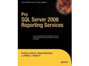Pro SQL Server 2008 Reporting Services Paperback