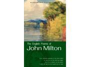 The English Poems of John Milton Wordsworth Poetry Library Paperback