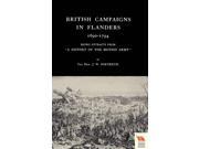 British Campaigns in Flanders 1690 1794 Paperback