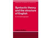 Syntactic Theory and the Structure of English Cambridge Textbooks in Linguistics
