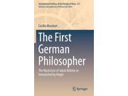 The First German Philosopher International Archives of the History of Ideas Archives Internationales D histoire Des Idees