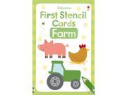 First Stencil Cards Farm Usborne First Stencil Cards Cards