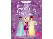 Sticker Dolly Dressing Popstars and Movie Stars Usborne Sticker Dolly Dressing Paperback