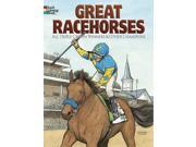 Great Racehorses Dover History Coloring Book