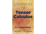 Elements of Tensor Calculus Dover Books on Mathematics