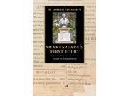 The Cambridge Companion to Shakespeare s First Folio Cambridge Companions to Literature