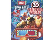 Marvel 3D Sticker Scene Paperback