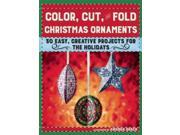 Color Cut and Fold Christmas Ornaments