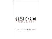 Questions of Modernity Contradictions of Modernity Volume 11