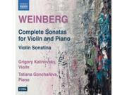 Weinberg Complete Sonatas For Violin And Piano [Grigory Kalinovsky Tatiana Goncharova] [Naxos 8572320 21]