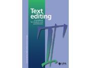 Text Editing A Handbook for Students and Practitioners Paperback