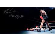 Mike Tyson Autographed Inscribed 44 wins by KO Picture 36x18 UDA LE 44