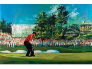 TIGER WOODS Signed 2008 US Open Art By Malcolm Farley UDA LE 25