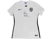 ALEX MORGAN Signed Inscribed Team USA 2015 WC Champs White Jersey LE of 13 STEINER LOJO Sports.