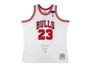 MICHAEL JORDAN Signed Embroidered Chicago Bulls M N 1992 Jersey LE of 23 UDA.