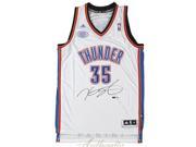 KEVIN DURANT Signed MVP Patch Thunder Jersey LE 135 PANINI