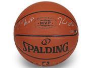 KEVIN DURANT Signed Inscribed 13 14 MVP MVP Logo Basketball PANINI LE 35