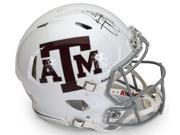JOHNNY MANZIEL Signed Texas A M Authentic Speed Helmet PANINI