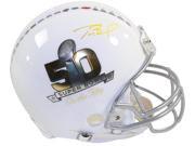 TOM BRADY Signed Authentic Super Bowl On The 50 Proline Helmet TriStar