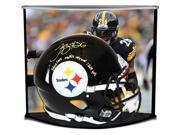 LE VEON BELL Autographed Inscribed Steelers Proline Helmet w Custom Designed Curve Display STEINER LE 26