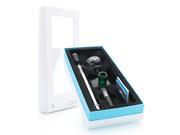 Soireehome Tempour Deluxe Gift Set Soiree Aerator StopAir Vacuum Stopper and Tempour 4 in 1 Chiller Filter Pourer Stopper