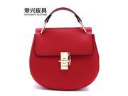 2016 new handbag simple models fashion handbags shoulder bag Red wine