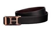 Men s Authentic beltSmooth buckle leather belts
