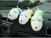 Bamboo Charcoal Cartoon Dog for Car Decoration Red