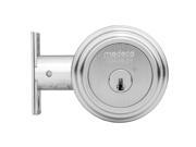 Medeco Maxum 11 R604 619 PA Satin Nickel US15 Grade 1 Single Cylinder Tubular Deadlock Deadbolt With 2 3 4 Backset And 1 Faceplate High Securitytriot Biaxial