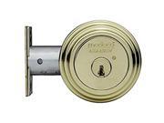 Medeco Maxum 11 R504 605 PA Bright Brass 605 Grade 1 Single Cylinder Tubular Deadlock Deadbolt With 2 3 4 Backset And 1 Faceplate High Securitytriot Biaxial