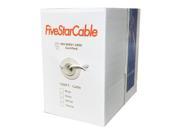 FiveStar Cable 1000 ft. CAT5E Network Cable Blue