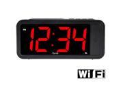 Espymall WiFi Clock Hidden Camera HD Alarm Clock Nanny Cam Spy Camera Motion Detection Send alert to mobile devices and emails Free Micro SD Card