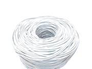 5 Star Cable ETL Listed 1000 Ft. Cat5E UTP Solid Copper PVC CMR Rated Cable White
