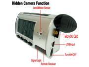 Motion Activated Micro SD Card Mini Digital Clock DVR Hidden Camera